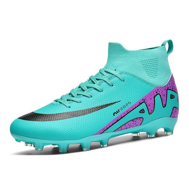 Cross-Border High-Top Football Shoes 2024 New Youth Sports Shoes Student Sports Training Shoes Boys Sneakers Wholesale