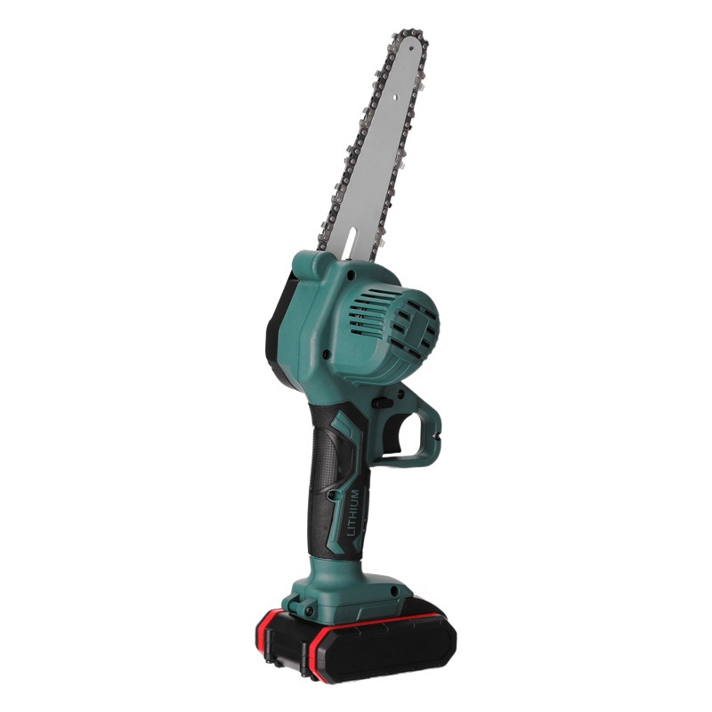 6 Inch Electric Saw Mini Rechargeable Electric Chain Saw Household Small Handheld Lumbering Tree Cutting Saw Portable Garden Pruning