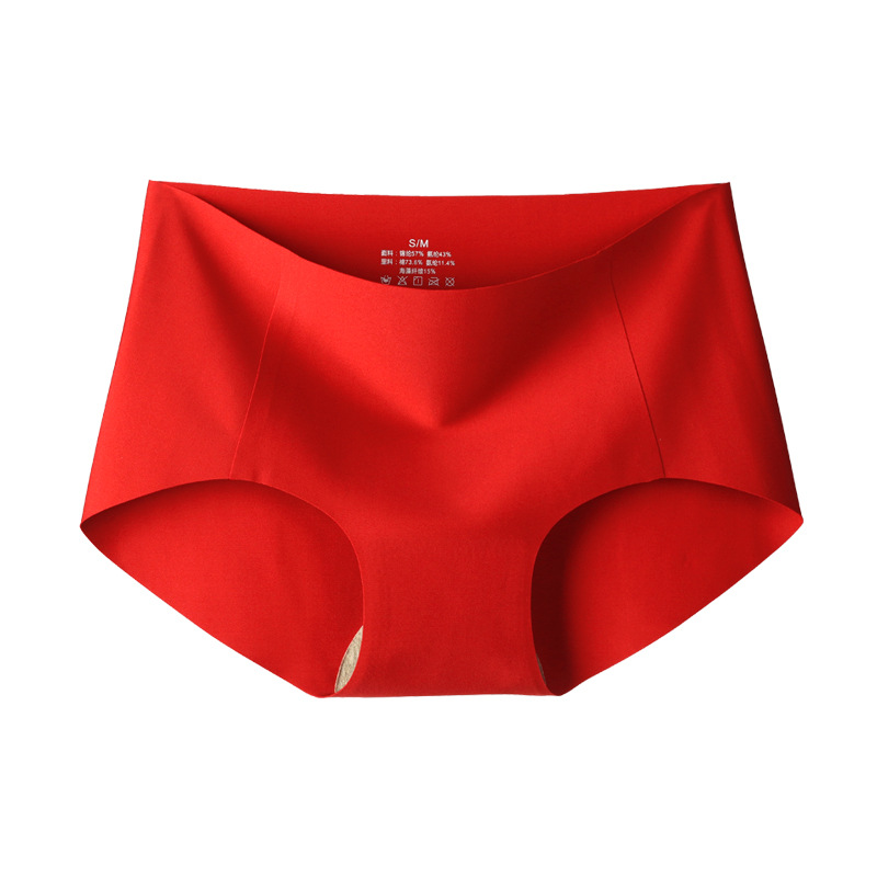 Picture of [32 Colors] 7A Antibacterial Japanese Ice Silk Mid-waist Traceless Panties Women's Thin Women's Modal Girls' Panties