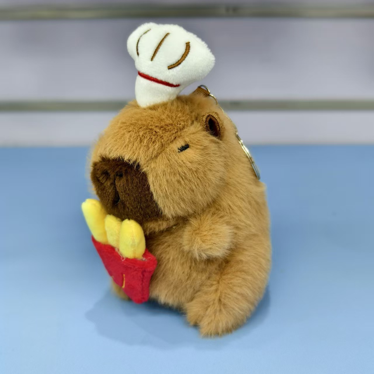 Picture of Internet celebrity boutique schoolbag ornaments capabala capybara pendant creative car keychain plush doll batch
