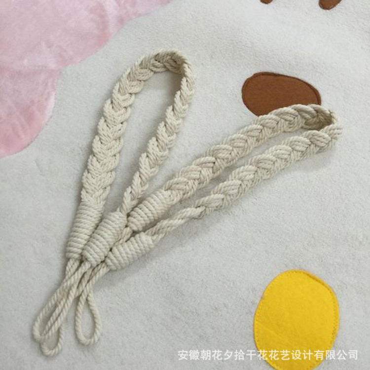 Picture of New Product Recommendation: Hand-Woven Curtain Decorative Straps, Master Bedroom Door Curtain Fixed Braided Straps, Room Gauze Curtain Elastic Straps