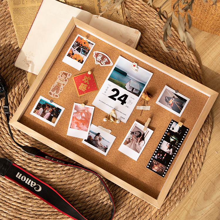 Picture of Photo printing and photo frame couple diy handmade puzzle cork board commemorative frame Polaroid picture frame for girlfriend 16