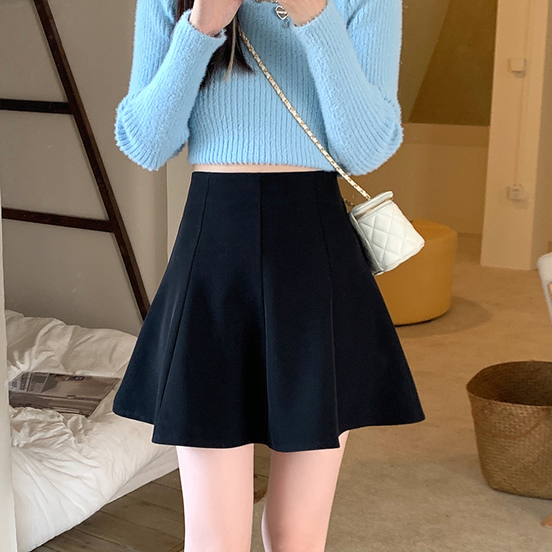 Hot Girls Pure Desire Umbrella Skirt Skirt Women's Design Sense Niche Umbrella Skirt Pleated High Waist A- Line Slim Super Hot Short Skirt