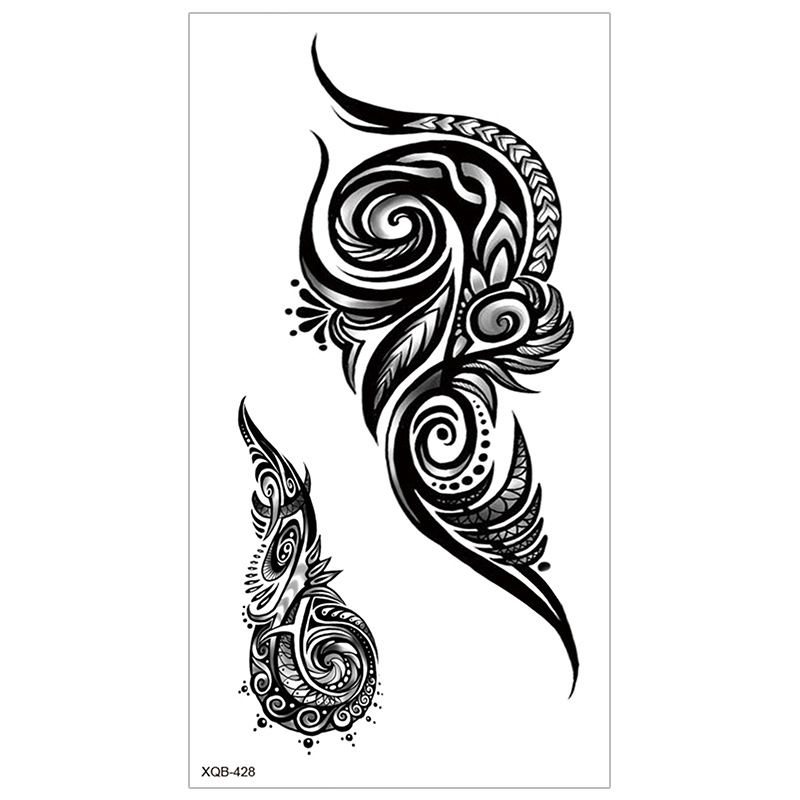 Picture of New Half Arm Tattoo Stickers Cross-border Amazon Hot Selling Set Dark European and American Realistic Waterproof Tattoo Stickers Wholesale