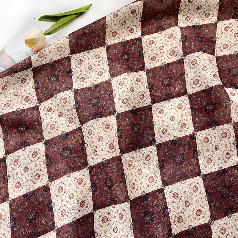 Lingge Ethnic Style Tencel Jacquard Fabric New Chinoiserie Han Dynasty Cheongsam Dress Fabric 1.0m Price