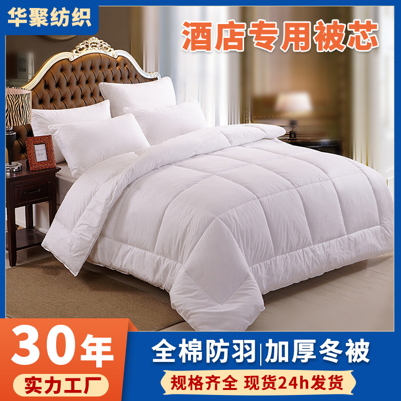 Picture of Huaju five-star hotel linen feather velvet cotton quilt core hotel bedding hotel quilt wholesale