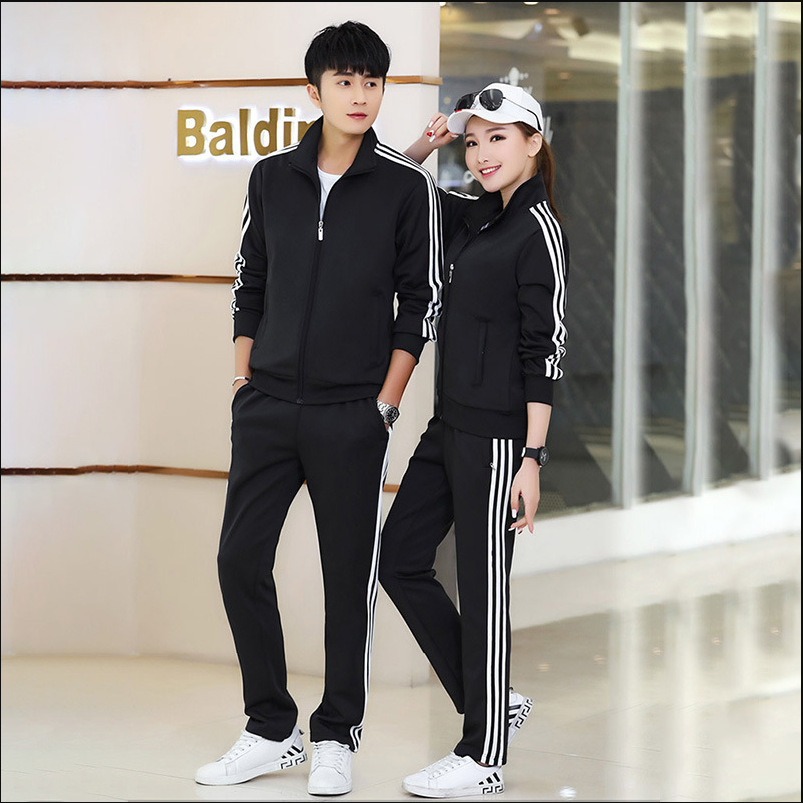 Sportssuits: Men's Spring and Autumn Sportswear, Women's Casual, Two-Piece Couples, Running, Sportswear, and Group Uniforms