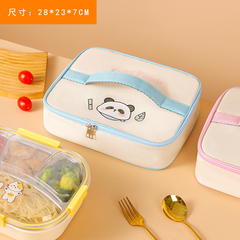 Picture of New fresh lunch box bag thickened aluminum foil insulation cold cartoon lunch bag student portable insulation lunch bag