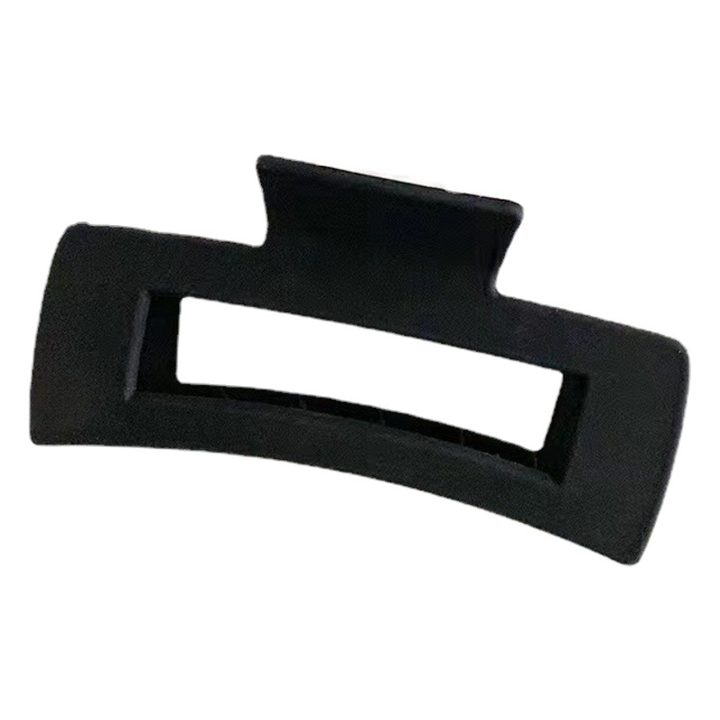 Temperament Square 10.5 Frosted Clip Internet Celebrity Hair Clip Acrylic Shark Clip Back of Head Hair Clip Hair Clip Headwear for Women