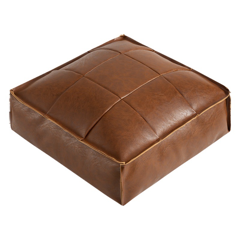 Moroccan American Tatami Lazy Leather Jiugongge Sitting Pier Square Futon Cushion Futon Floor Cushion