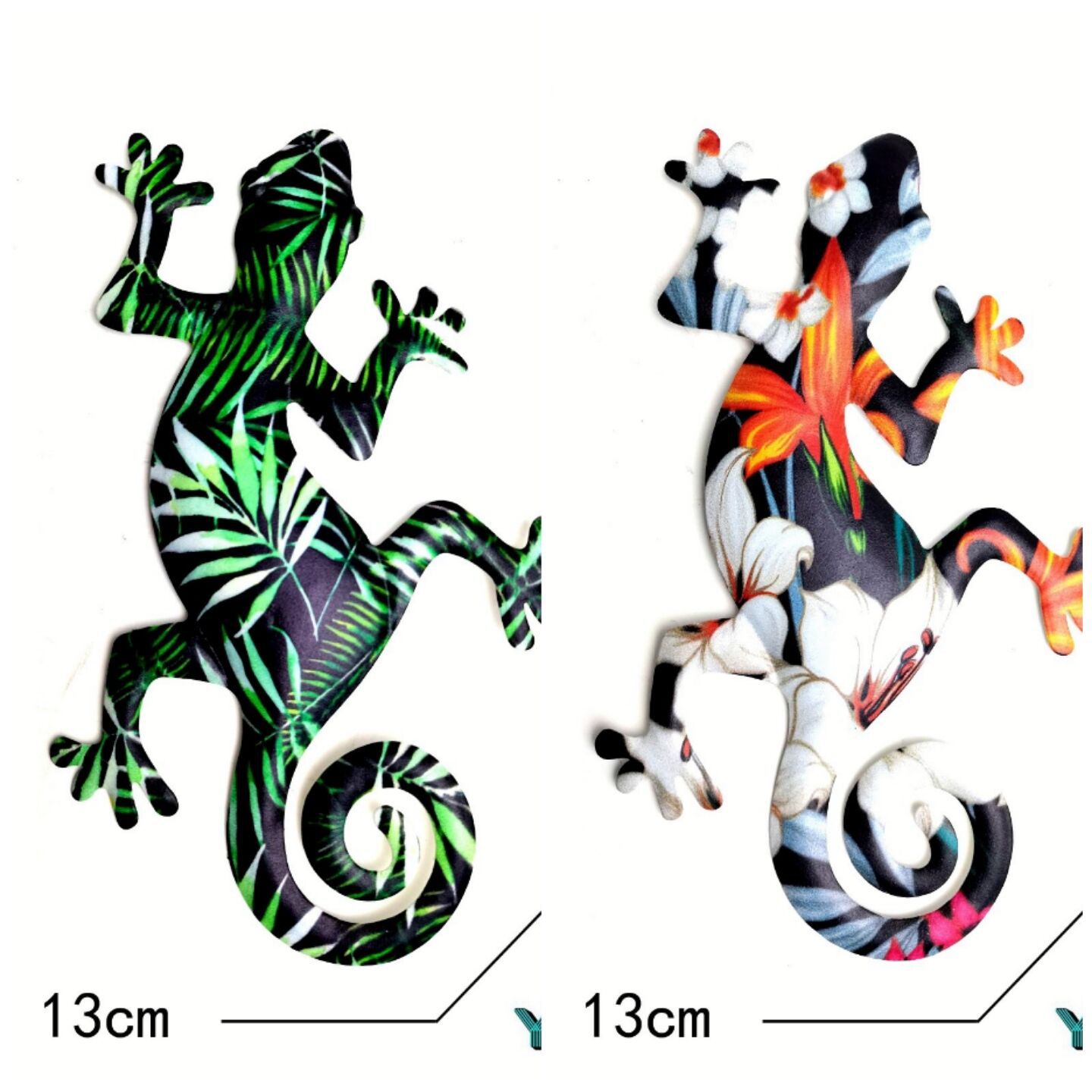 2020 Amazon wrought iron gecko home wall hanging hardware crafts pendant metal decorations custom processing