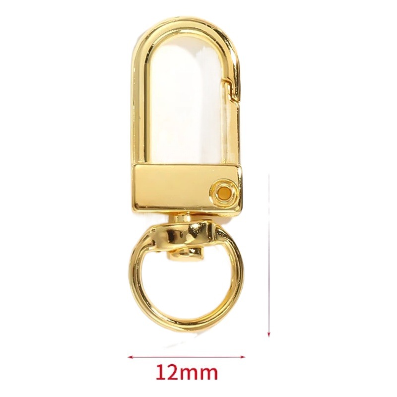 DIY key chain toy hook hardware luggage accessories chain dog buckle 3 small door buckle universal buckle