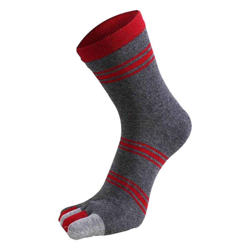 Five-Toe Socks Men's Cotton Five-Toe Socks Colorful-Finger All-Season Mid-Calf Toe Socks Cotton Socks Split-Toe Socks Wholesale
