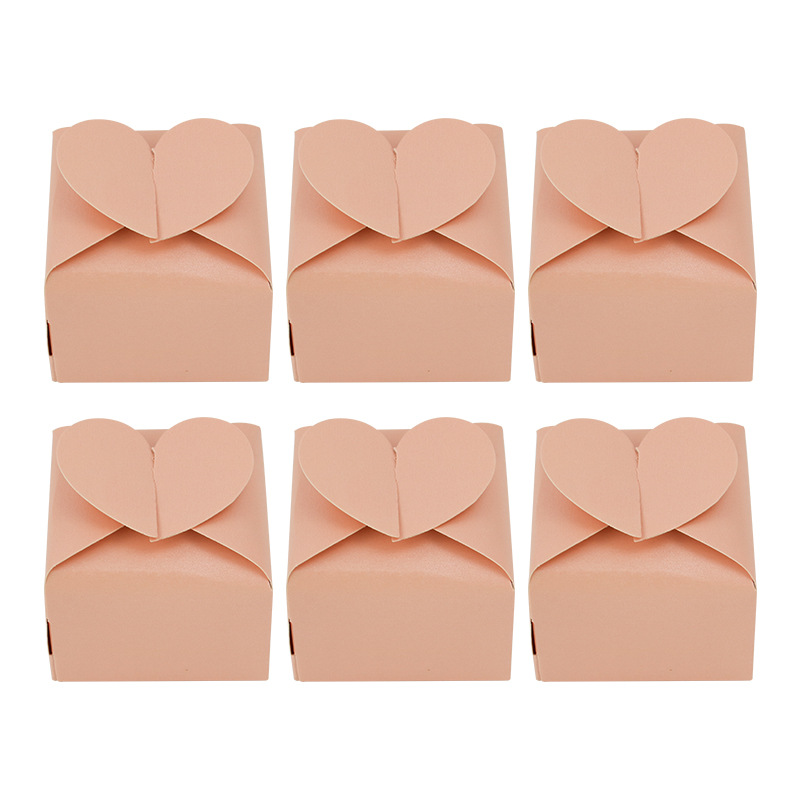 Picture of Cross-border new candy box creative love square candy box pearl paper heart-shaped packaging box wedding candy box wholesale