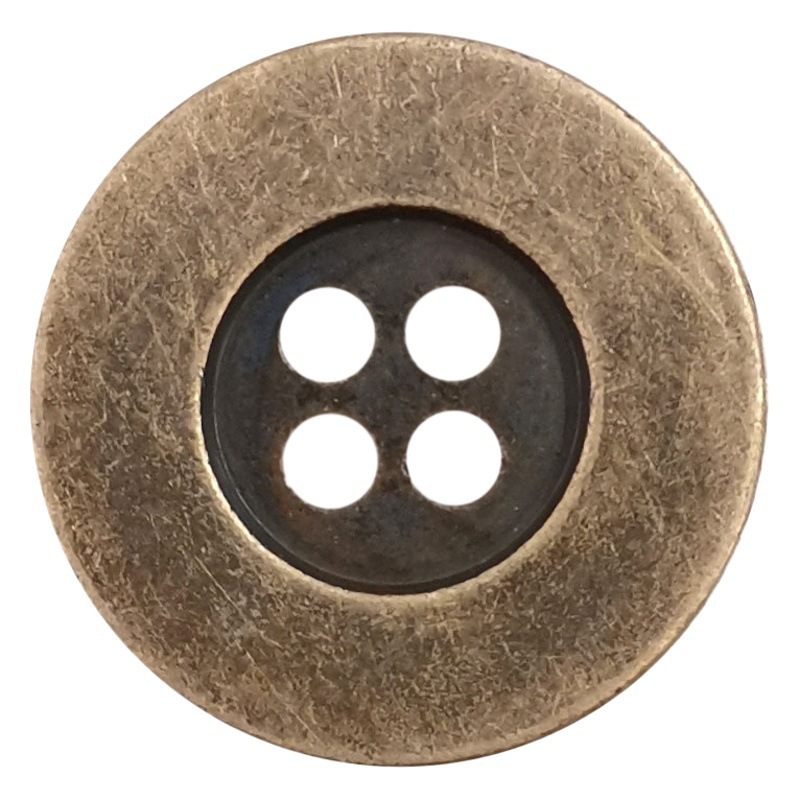 Four Eyes Metal Buttons Bronze Clothing Accessories Vintage Denim Shirt Coat Coat Decorative Buckle Pants Buckle