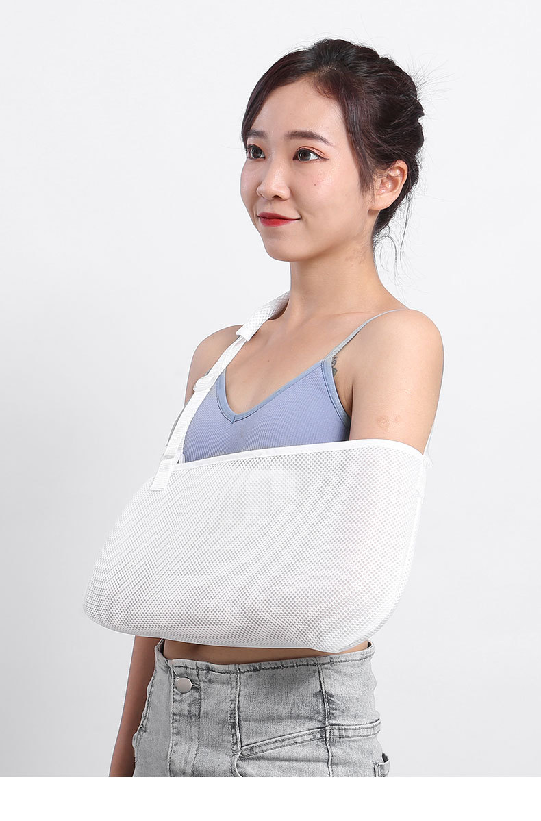 Picture of Wholesale anti-teller type forearm sling wristband fracture arm sling forearm sling breathable neck and shoulder wrist rest fixing belt