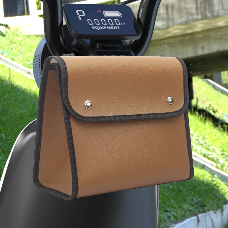 Picture of Electric Car Hanging Bag Front Rainproof Hanging Bag Bicycle Storage Bag Large Capacity Charger Storage Bag