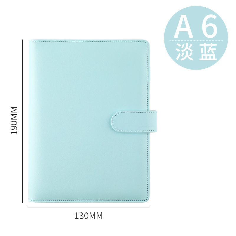 Picture of Spot Cross-Border Internet Celebrity Creative Macaron Notepad Loose-Leaf Notebook Notebook A6 Can Be Printed with Logo
