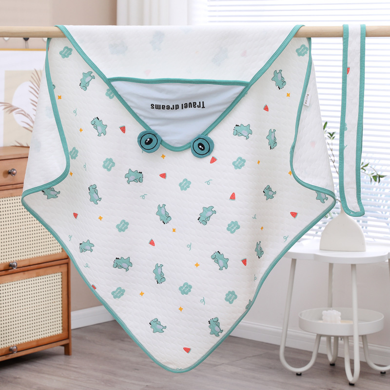 Picture of Baby Blanket Pure Cotton Type a Soft Breathable Delivery Room Newborn Swaddle Four-Season Universal Baby Blanket Anti-Jump