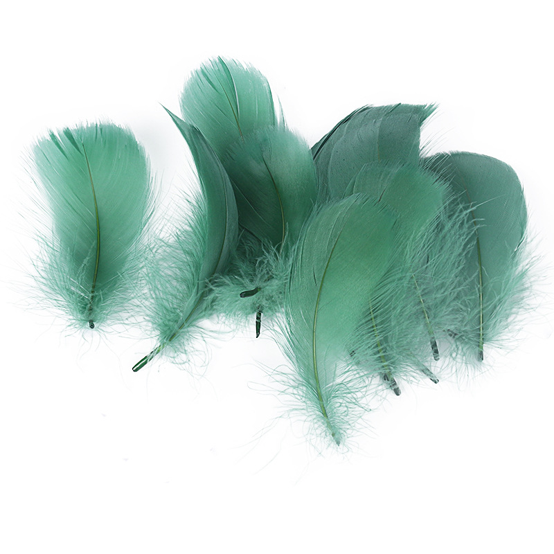 Picture of Special offer about 100 colored small floating feathers goose feather diy jewelry festival scene decoration filler feathers