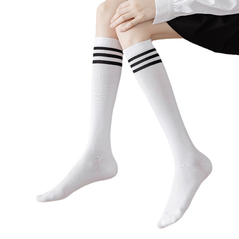 Stockings Children's Spring, Autumn and Winter Stockings Trendy Summer Thin Over-knee High Barrel Football Japanese Student jk Calf