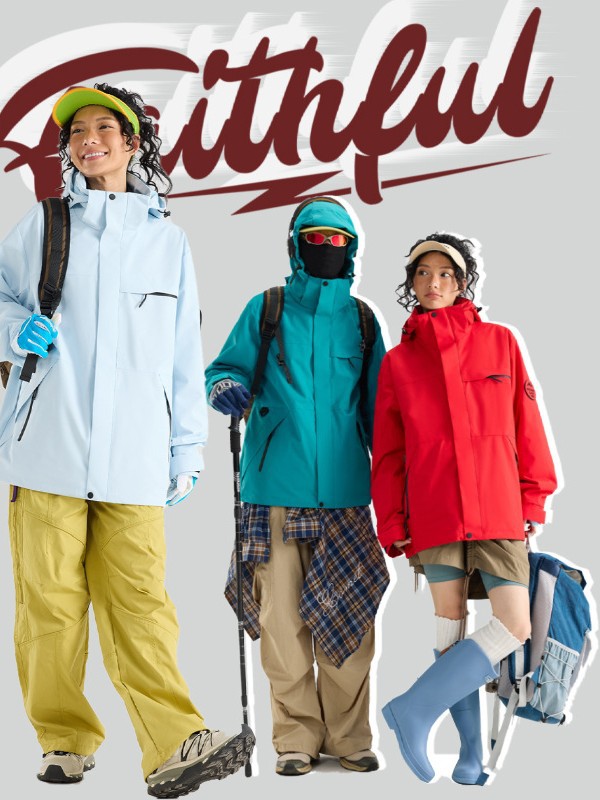 Mountain Outdoor Jacket Women's Three-In-One Jacket Windproof Two-Piece Set Fleece down Liner Hiking Mountaineering Jacket for Men