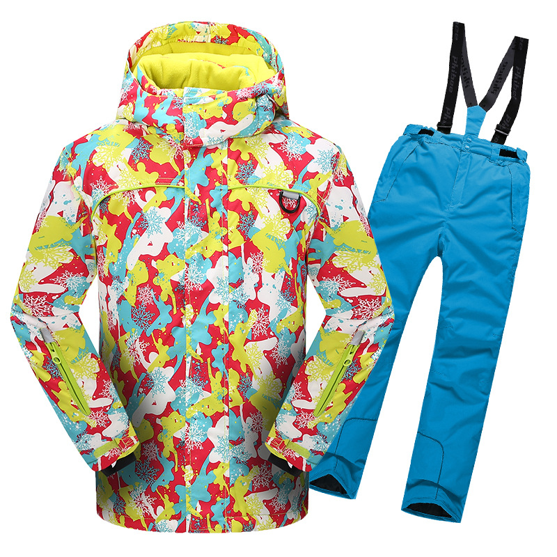 Picture of Cross-border e-commerce Phoebe Elephant Children's Ski Suit Warm Jacket Outdoor Thickened Waterproof for Boys and Girls