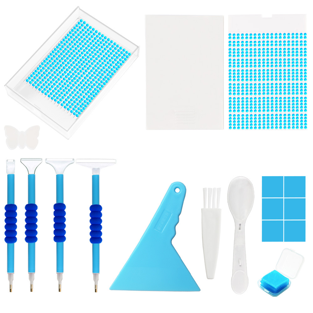 Picture of Diamond Painting New Style Turnout Drill Tray Multifunctional Sieve Drill Point Drill Tray Drawer Funnel Tray DIY Diamond Embroidery Tools suit