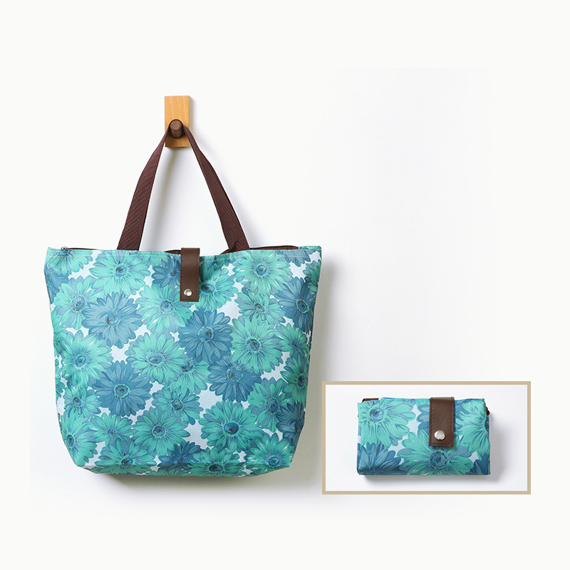 Picture of Oxford Cloth Foldableing Shopping Bag Satchel Shopping Bag Satchel Advertising Environmentally Friendly Foldableable Grocery Shopping Bag Customization