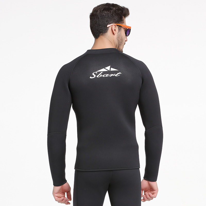 Picture of Sbart1.5Mm Wetsuit Split Diving Top Pants Men and Women Long-Sleeved Cold-Proof Sun Protection Surfing Suit Winter Swimsuit