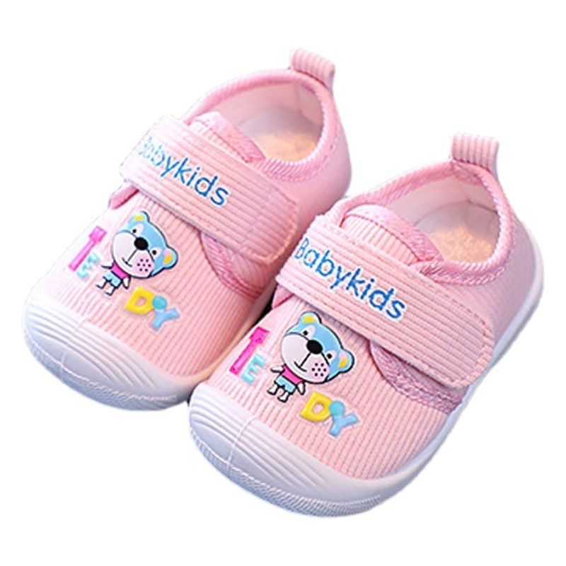 One-piece delivery baby toddler shoes spring and autumn 0-1-2 years old baby soft bottom shouting shoes boys and girls baby baby shoes