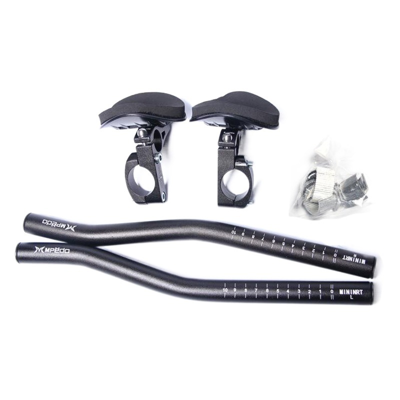 New bicycle split aluminum alloy rest handle mountain bike equipment long-distance curved handle straight handle road bike TT handle
