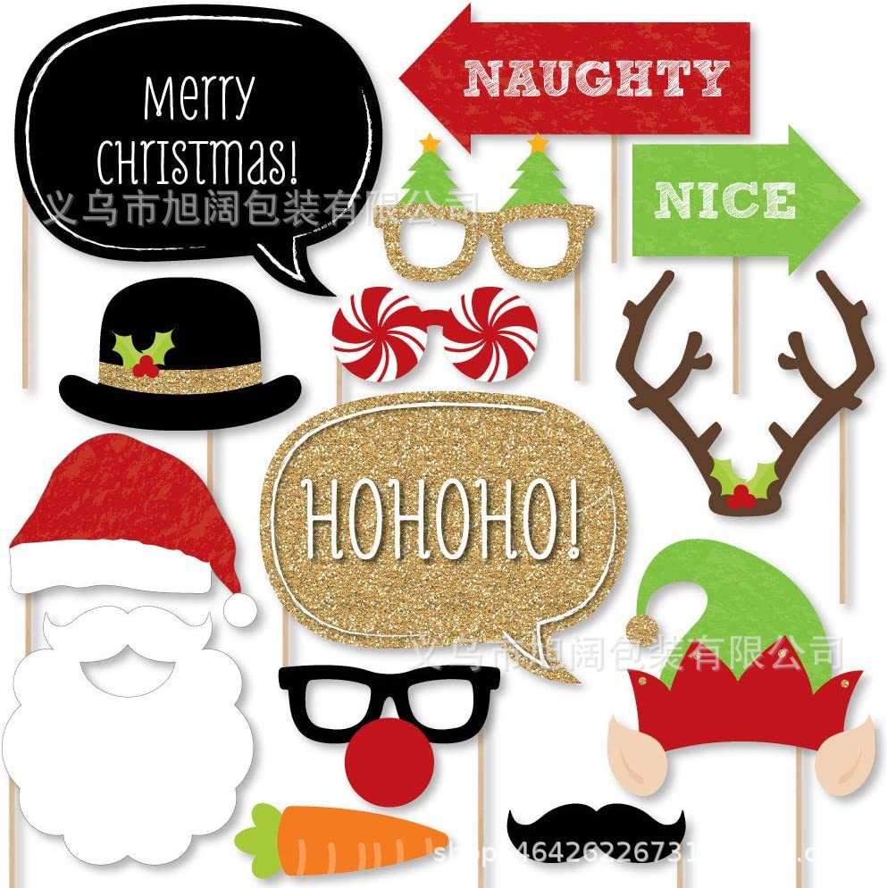 Picture of Cross-border Explosions Wedding Birthday Party Decoration Funny Game Hat Lips Beard Graduation Photo Props