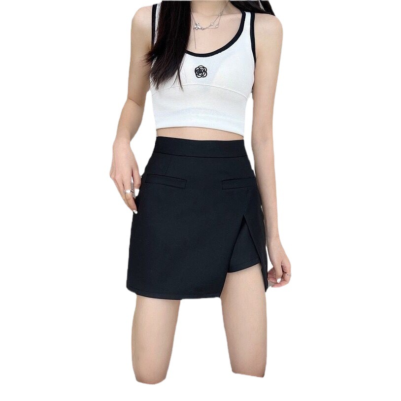 Pure desire A- line suit skirt women's new high waist slimming sexy uniform small street shooting fashion A- line skirt