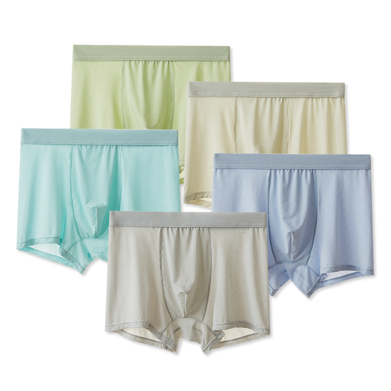 Picture of Youth underwear boys' cotton boxers high school junior high school students boys' development period boxers shorts inner wear