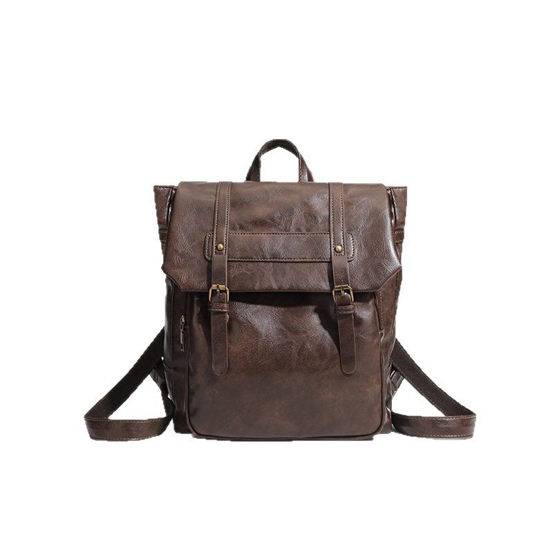 Picture of Japanese JK Bag Uniform Backpack 2025 New College Style Backpack Retro Soft Leather Casual Women's Bag Cambridge Schoolbag