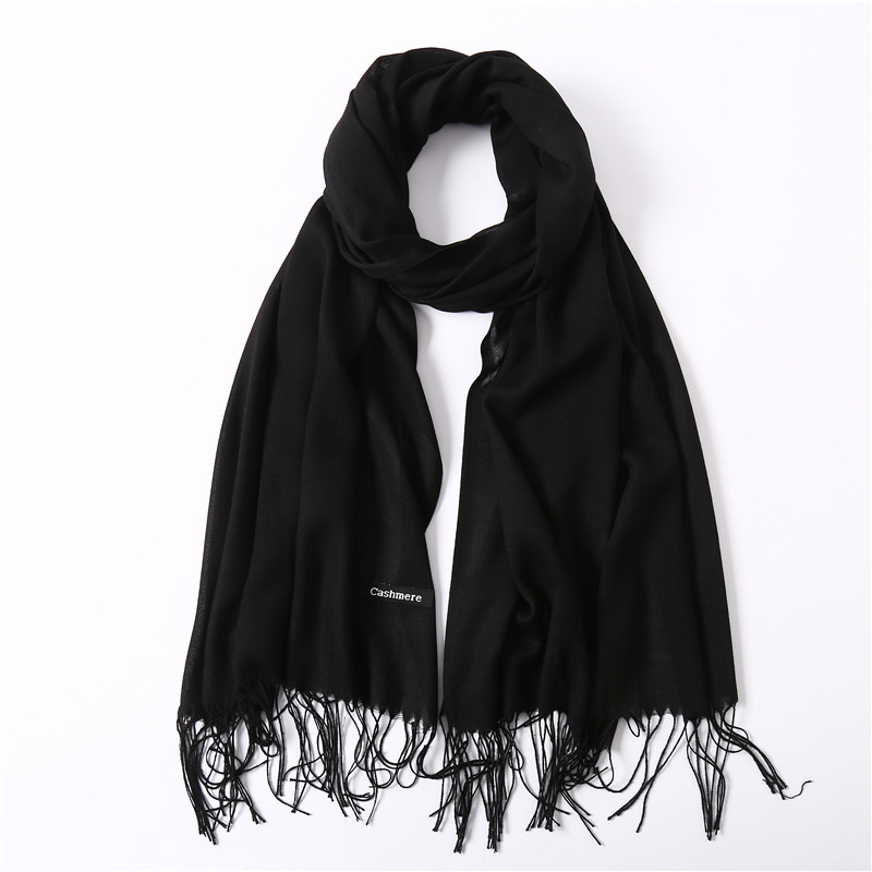 Picture of Imitation Cashmere Scarf for Women in Autumn and Winter, Warm Outer Wear, Japanese and Korean Sweet Gift, Fashionable Shawl, Factory Direct Sales, Cashmere Texture