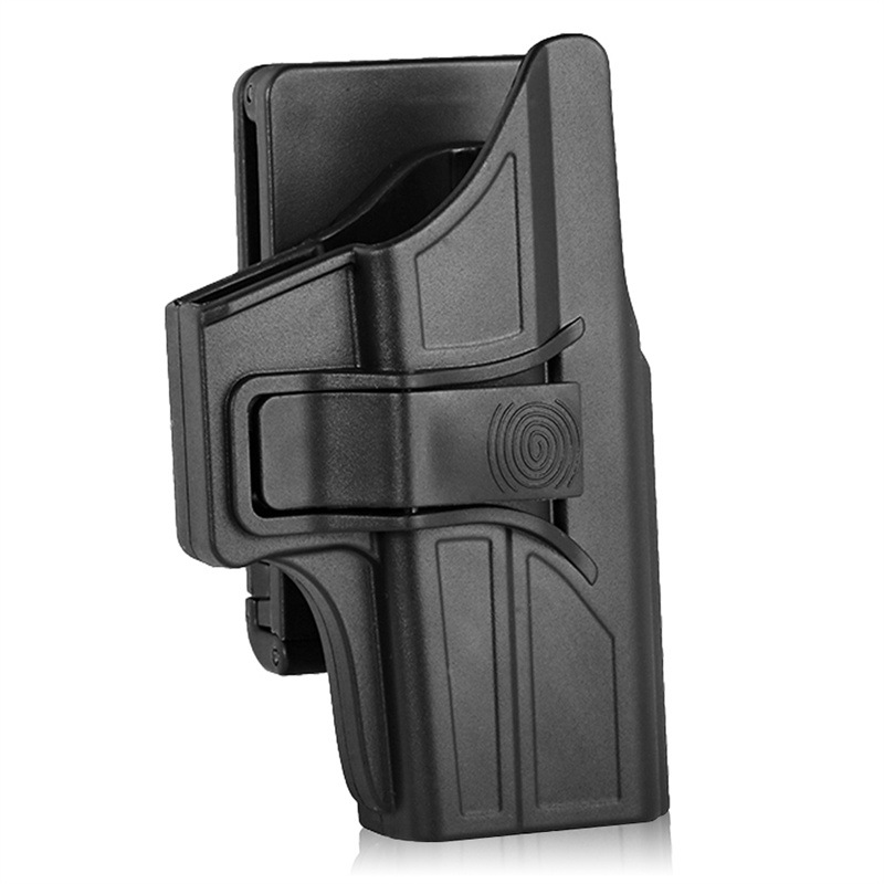 Picture of Plastic steel waist down chest hanging leggings G43 holster tactical quick pull sleeve high G43X index finger unlock anti-snatching holster