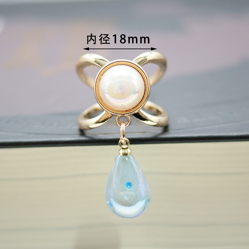 Picture of South Korea multi-functional scarf buckle high-grade Pearl fashion new Camellia windbreaker belt buckle high-end jewelry wholesale