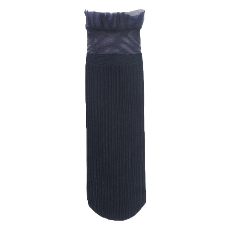 Silk stockings women's summer Princess socks Crystal socks mesh pile socks thin lace mid-calf socks pair socks fairy socks