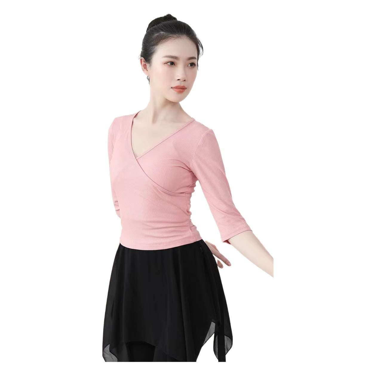 Dancing Practice Clothes Skirt Pants Modern Dance suit Women's Adult Dancing Body Top Classical Latin Ethnic Dance
