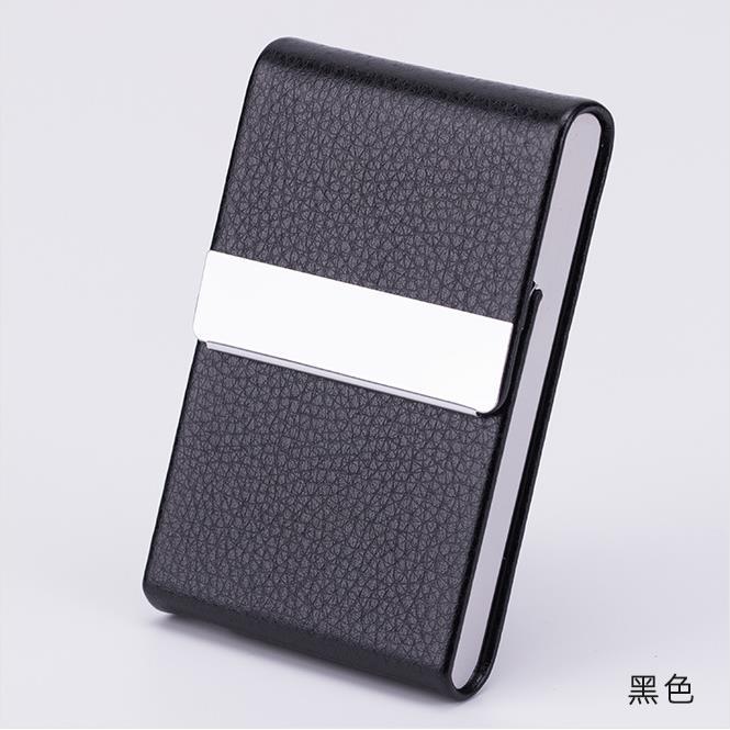 Picture of Amazon Amazon hot PU business card bag business card case Card Case full leather business card case magnetic card holder