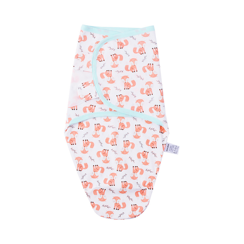Picture of Yinmei cotton baby swaddling towel newborn anti-shock baby sleeping bag printing Four Seasons baby quilt cross-border