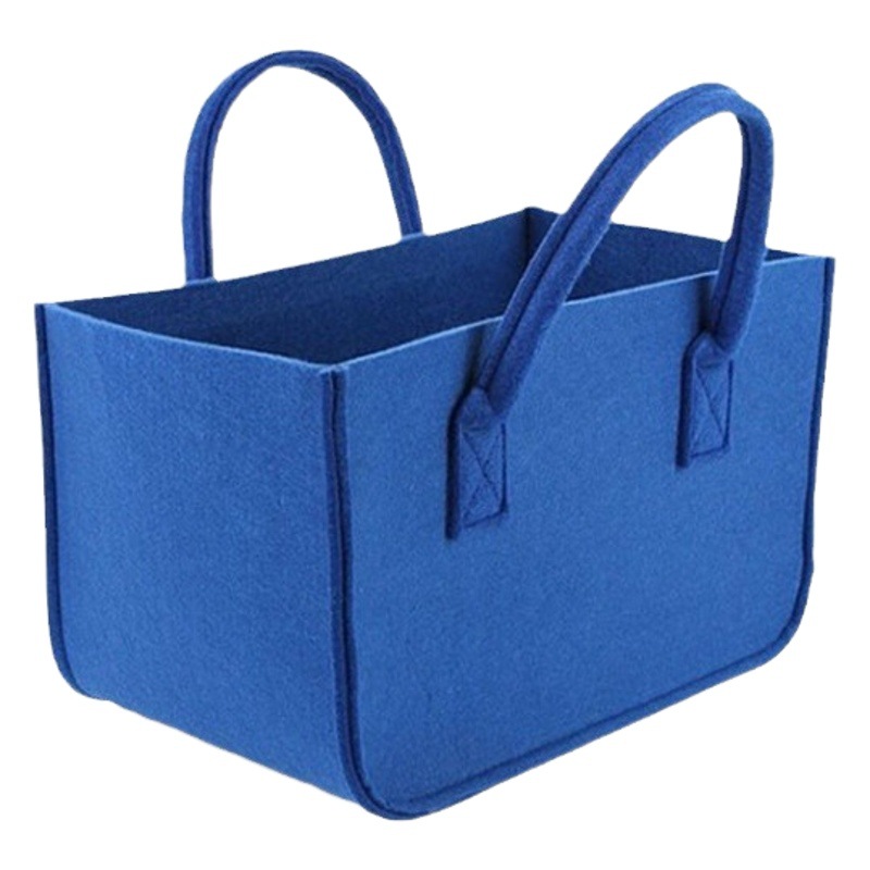Felt handbag large capacity felt sundries storage gift handbag supermarket portable shopping bag