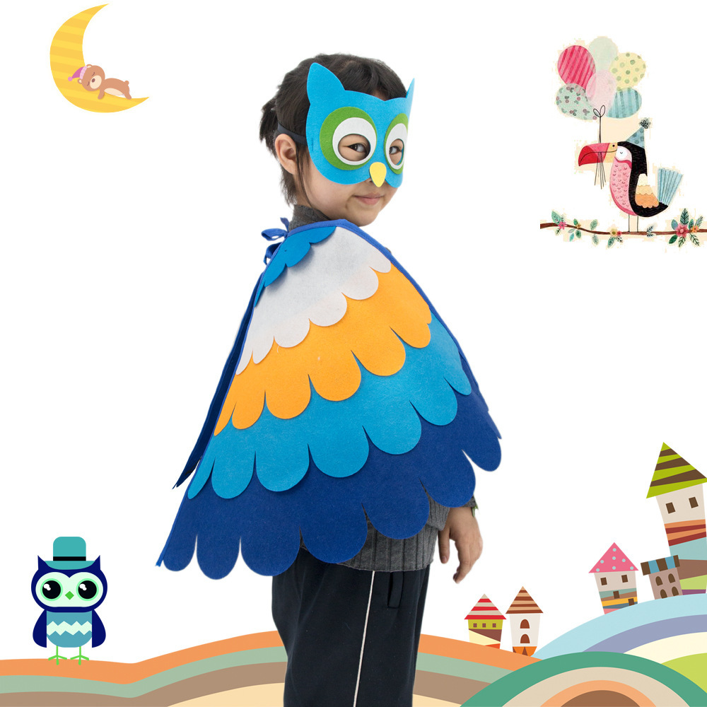 Amazon's New Halloween Felt Wings Carnival Bird Wings Kidsren's Performance Set Props Dress up