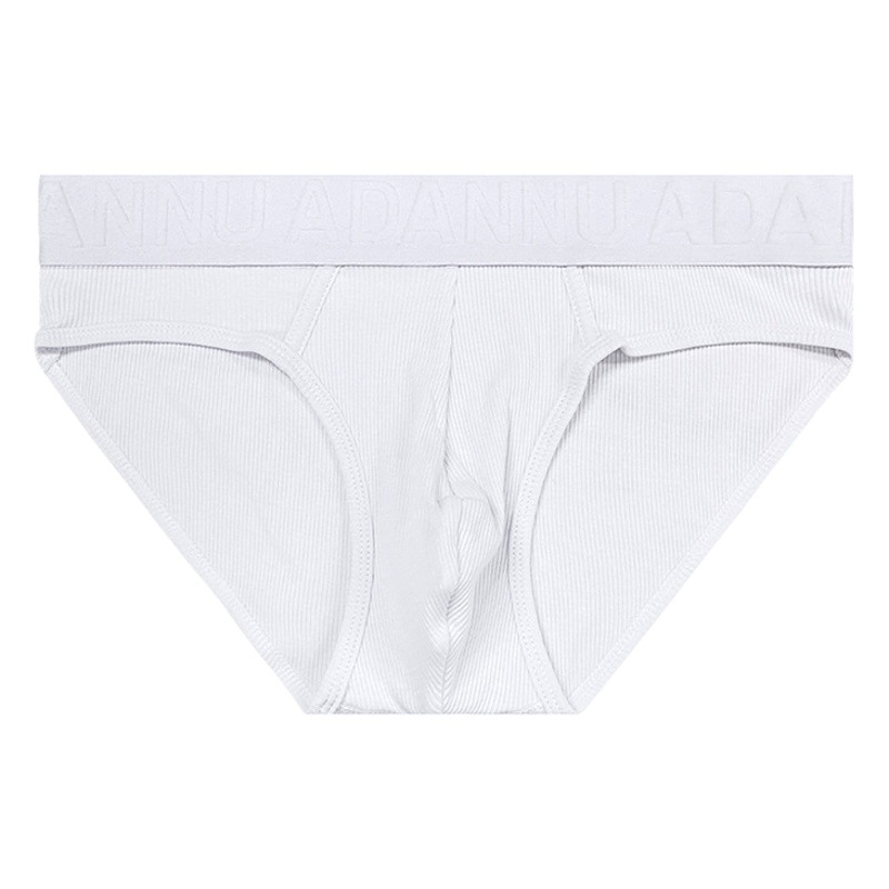 Widened and Fattening Low Waist Underwear Men's European and American Fashionable Design Low Waist Briefs Breathable Oversized Leggings Head