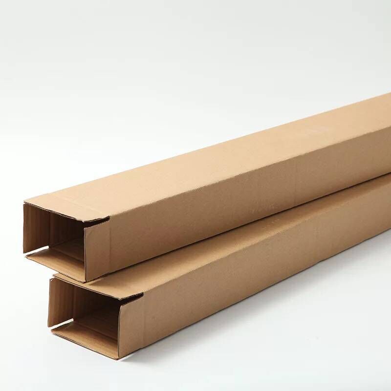 Long carton in stock mural fishing rod golf club pool cue long express packing box rectangular carton