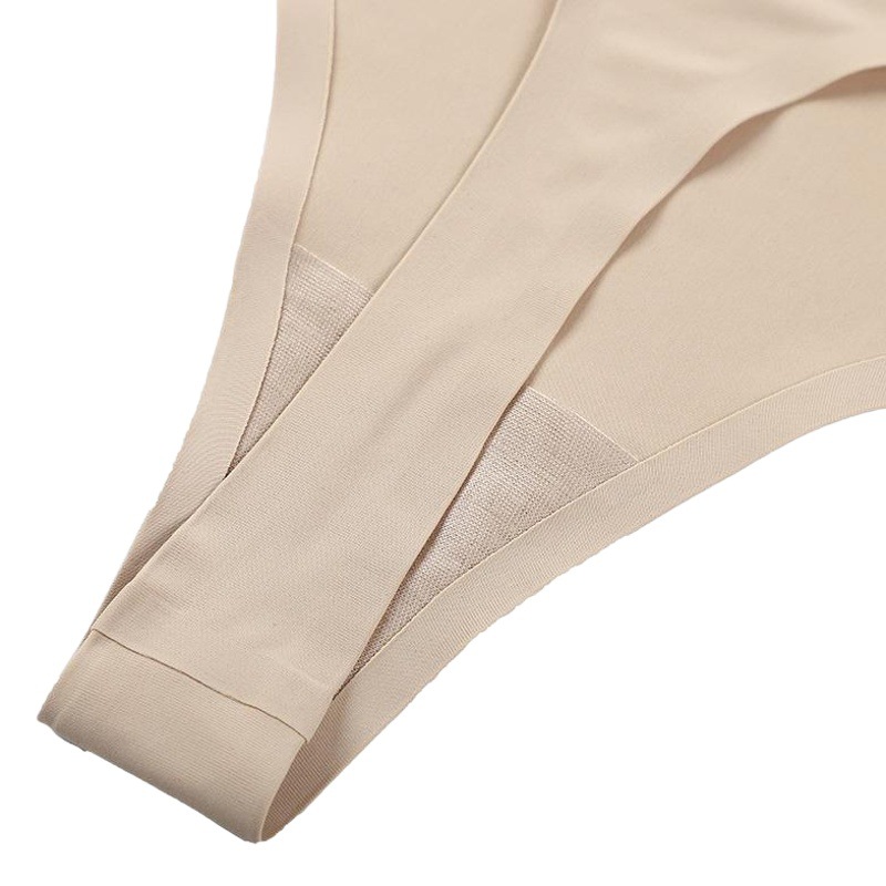 1341 Seamless T-String Women's One-Piece Comfortable Sports Fitness Yoga Underwear Low-Waist Pure Color Briefs in Stock