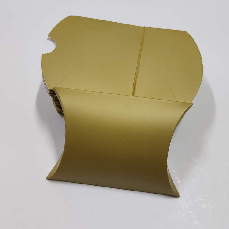 Picture of Cross-Border Spot Wholesale Wedding Paper Folding Wedding Candy Box Candy Color Pillow-Shaped Wedding Candy Box Pillow Box