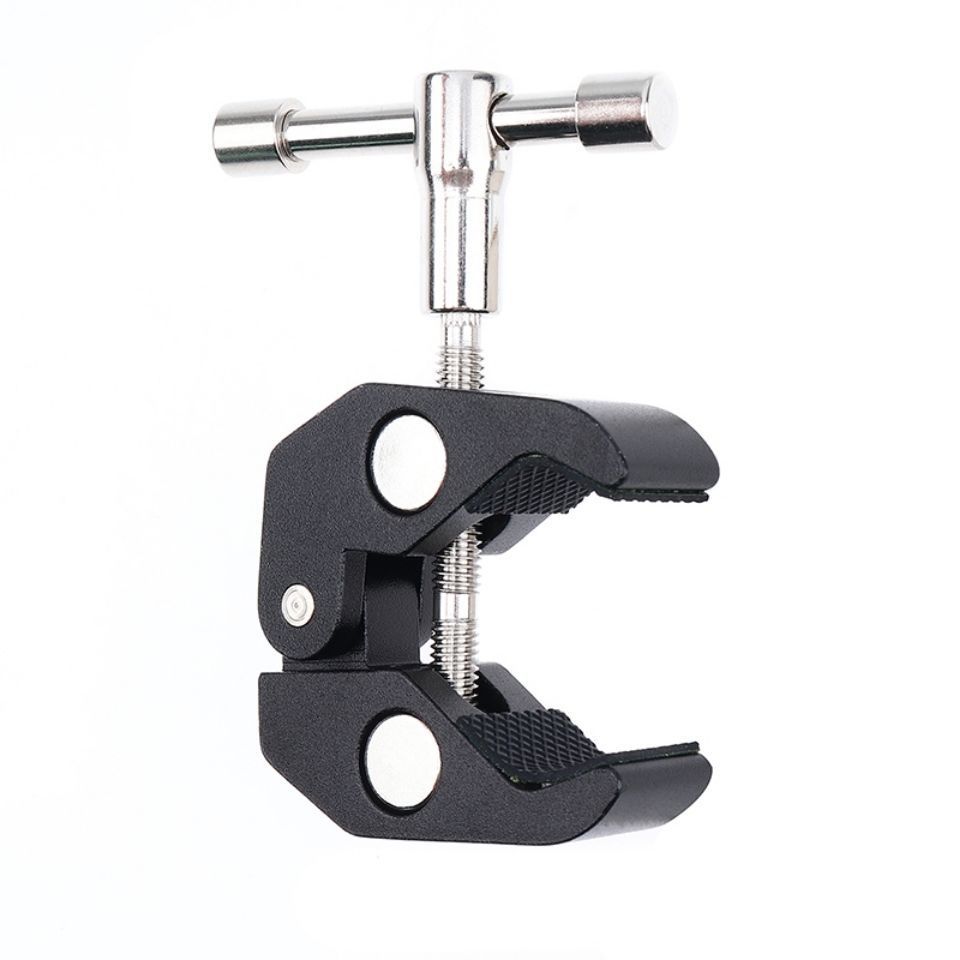 Picture of Lamp stand magic arm C strong clamp bicycle pipe clamp photography crab clamp desktop strange hand mechanical arm crab clamp clamp